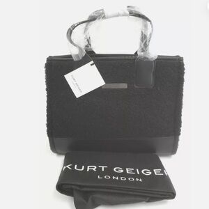 Black Shearling Handbag